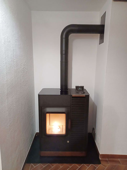 Poêle mixte bois granulés AUSTROFLAMM-MODUO