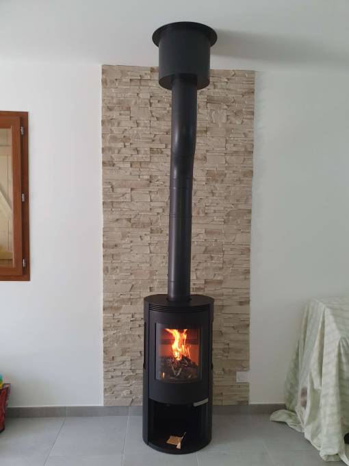 Poêle mixte bois granulés AUSTROFLAMM-MODUO
