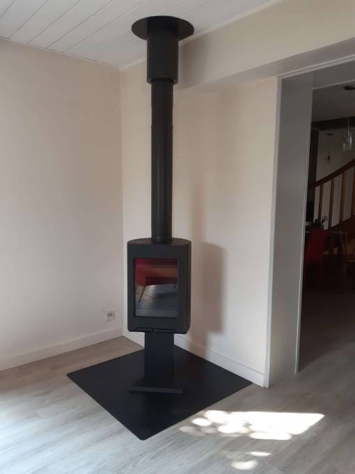 Poêle mixte bois granulés AUSTROFLAMM-MODUO
