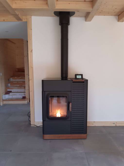 Poêle mixte bois granulés AUSTROFLAMM-MODUO