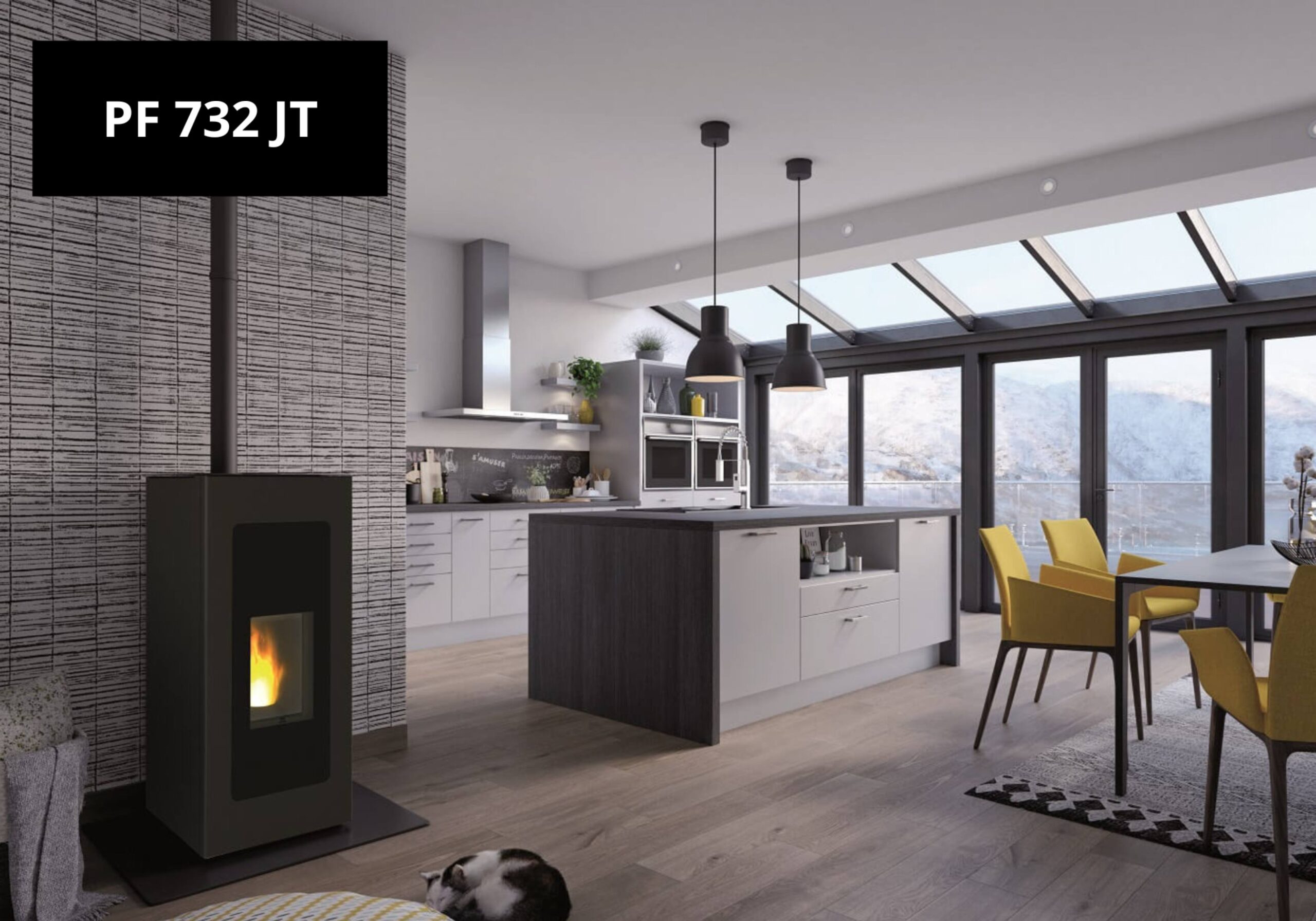 Poêle jotul pf500